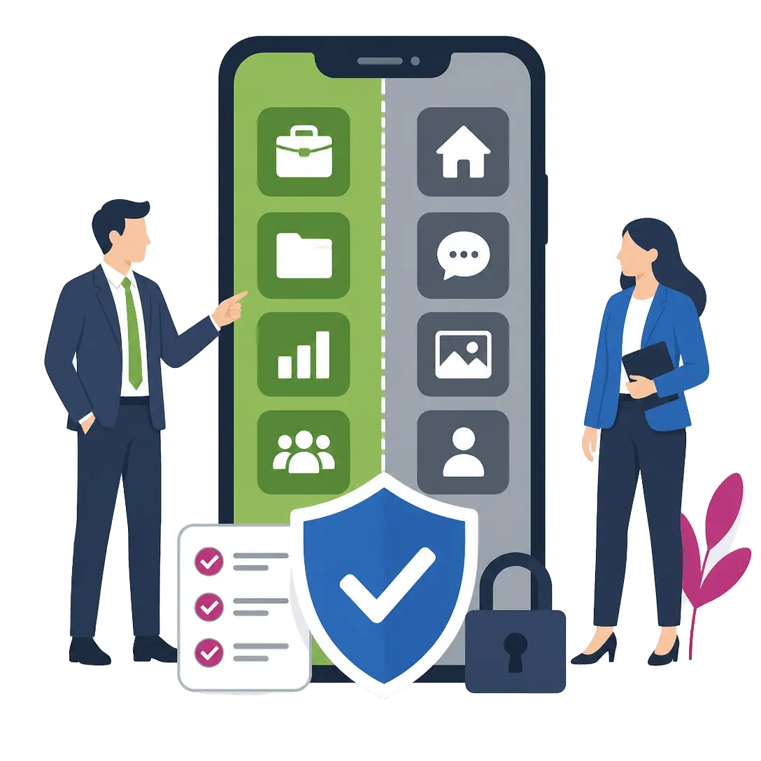 Protecting corporate data on mobile devices
