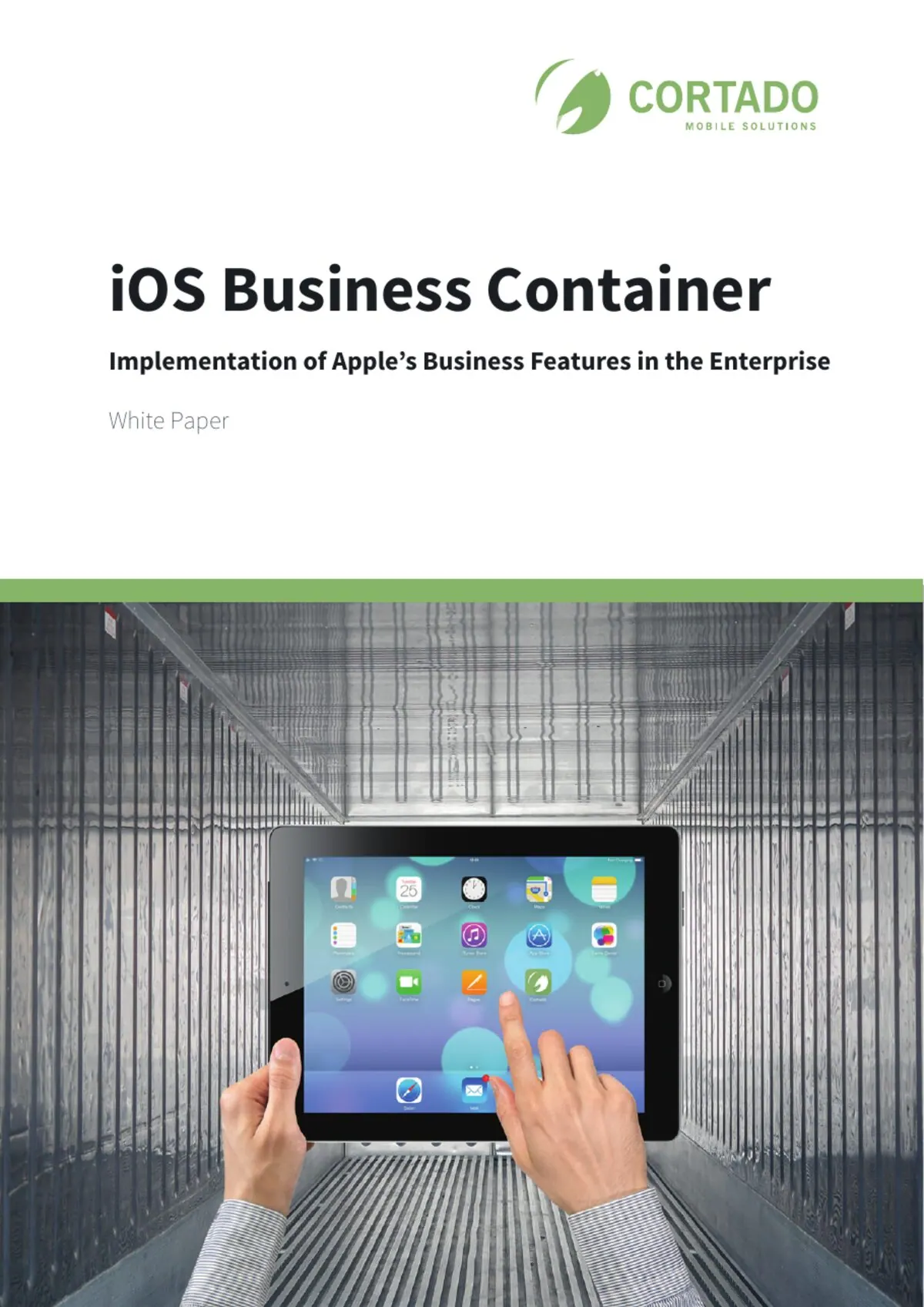 Cover of the iOS Business Container white paper